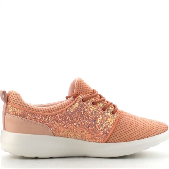 Pink Sparkly Tennis Shoes. - Picture 7 of 8